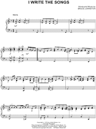 Select the page view tool from the tool pallet and type in the title of your song and the name of the composer and lyricist. Barry Manilow I Write The Songs Sheet Music Piano Solo In F Major Download Print Sku Mn0084911