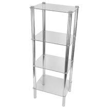 What are the shipping options for glass bathroom shelves? Glass Bathroom Cabinets Shelving You Ll Love In 2021 Wayfair