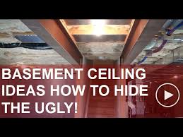 Nov 07, 2019 · painting an unfinished basement ceiling is a great way to make a short ceiling look higher! Basement Ceiling Ideas Planning Your Way Around The Obstacles Youtube