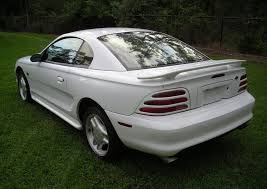 Crystal White 1995 Mustang Gt Coupe Mustang Mustang Gt Sn95 Mustang