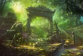 Fairy Tale Theme Photography Background Green Rainforest Birthday Party Photo Booth Backdrop Wall P Fantasy Art Landscapes Fantasy Landscape Fantasy Forest