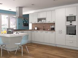 cool light grey cabinets in kitchen