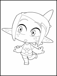 With pet coloring you can change the color of your pet. Printable Coloring Book Mini Wakfu 7