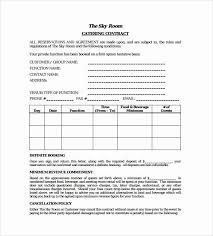 Free Catering Contract Template Inspirational 15 Sample Catering Contract Templates Pdf Word Apple In 2020 Contract Template Catering Services Word Template