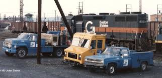 conrail ford 9000 welding truck gmc high rail truck chevy pickup service truck railroad photography railroad photos model trains conrail ford 9000 welding truck gmc