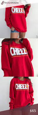Kellogg S Cheez It Crew Neck Pullover Sweatshirt Crew Neck Pullover Sweater Sweatshirts Pullover Sweatshirts