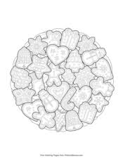 They might be in the state of something identified with the season, for example, a christmas cookie! Christmas Coloring Pages Free Printable Pdf From Primarygames