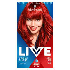 Revlon's total color hair color is its new vegan cream formula made without ammonia, sulfates, silicones, and phthalates. Schwarzkopf Live Intense Colour Permanent Red Hair Dye 035 Real Red Morrisons