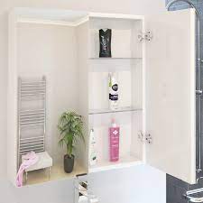 If you are ordering glass for use as a shelf, use this tool to make sure that it will support the weight of the items you want to put on it. Patello White 2 Door Mirror Cabinet Glass Shelves Buy Online At Bathroom City