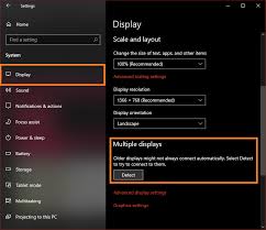 This only works for mstsc.exe (remote desktop connection), not the windows 10 store app called remote desktop. How To Fix Second Monitor Not Detected On Windows 10 The Run Time