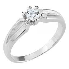 Anillo de compromiso de oro rosa: Anillo De Compromiso Con Diamante B 089 B Onirium