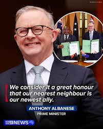 After a short delay and much speculation, Australia has signed a formal  alliance to be the partner of choice to Papua New Guinea. Marking just the  third formal alliance in Australian history,