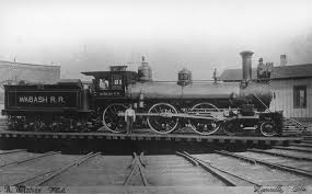 Danville Il Wabash Railroad Train Engine No 23 Sitting On Turntable A Watson X018 2nd Gen Rp 1900 1930 S Wabash Train Train Engines