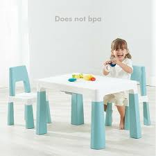 A good toddler table and chair set will add a lot of value to your activity area. Table Chair Set Kids Wooden Desk Play Room Child Toddler Furniture Lightweight For Sale Online Ebay