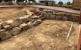 All this variety adds visual interest to the stone wall. Rock Retaining Walls Excavation Services Melbourne