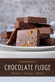 This keto recipe screams fall. Allergy Free Fudge Paleo Vegan Keto Bake It Paleo Recipe Chocolate Recipes Easy Healthy Chocolate Fudge Paleo Chocolate Recipes