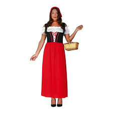 Atosa 26838 costume donna medievale, 34/36 (taglia produttore: Costume Contadina Medievale Da Donna Per 17 25