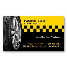 Tires Auto Repair Business Card Zazzlecom Auto Repair Repair Business Cards