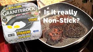 Graniterock Pan Review Is It Really Non Stick Youtube