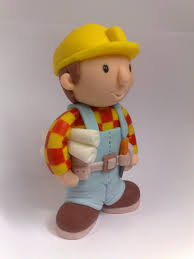 Black Bob The Builder Pin On Figurine Zahar