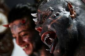 PHOTOS: Brazilian tattoo artist Michel Praddo, also known as Diabao or Human  Satan, and his wife Carol Praddo, known as Mulher Demonia or Demon Woman,  are quite special…in their own very unique