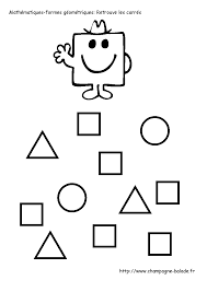 mathematiques forme geometreique carre monsieur madame bonhomme ms gif image formes geometriques prescolaire coloring pictures mandala