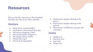 Health education rules and regulations have been given out to students the first day they entered the classroom. Health Healthy Living Google Slides Powerpoint Template