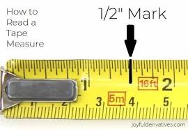 Some tape measures have small black arrows or pointers with a box around the number, other tape measures have these numbers highlighted in red. How To Read A Tape Measure Simple Tutorial Free Cheat Sheet Joyful Derivatives
