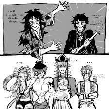 Kimetsu no yaiba is a japanese manga series written and illustrated by koyoharu gotouge. ç¿ç¿ On Twitter Demon Slayer Au Where Everything Is The Same Except Kokushibou Is Friendly And Socially Awkward Demonslayer Kny Kokushibou Kaigaku Upm Uppermoon Https T Co Wyaos3yskx
