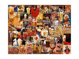 Vintage Beer Collage Giclee Print Vintage Apple Collection Art Com Giclee Print Vintage Apple Vintage Beer