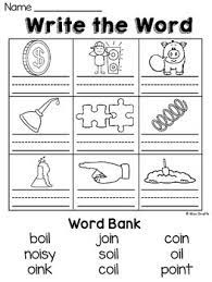 The kids might have a giggle at one of the pictures on this fun spell and colour worksheet, and this spell and colour worksheet is a great way for the children to test their knowledge of the 'er' digraph. Oi Oy Worksheets And Activities No Prep Vowel Teams Worksheets Pairs