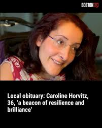 Caroline Hill Horvitz, a beacon of resilience and brilliance, graced the  world from May 16, 1988, until April 24, 2025. https://trib.al/Rd4Lf2a
