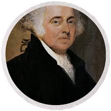 President John Adams 1735-1826 Canvas Print by Edgar Parker