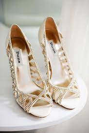 Glamorous Uk Barn Wedding Bridesmaids Heels Gold Wedding Shoes Dune Wedding Shoes