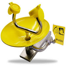 12 locations across usa, canada and mexico for fast delivery of emergency eye. Eye Wash Station With Free Eye Wash Sign Wall Mounted Stainless Steel Eyewash Station With Dual Spray Heads Emergency Eyewash Station Hands Free