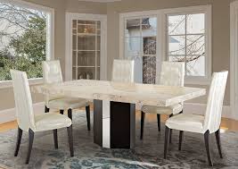 To find a dining table that has marble countertop is easy because now many furniture shops provide this durable dining table. Rialto Marble Dining Table By Stone International