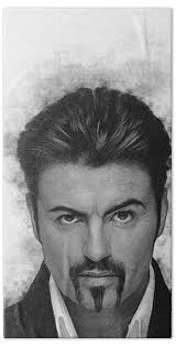 George Michael Bath Towel by Ian Mitchell