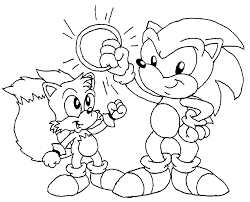 Tails the fox flying coloring page print. Sonic Knuckles And Tails Coloring Pages