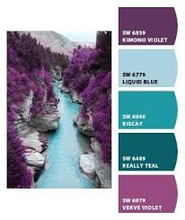 I Just Spotted The Perfect Colors Dark Purple Walls Color Schemes Purple Walls