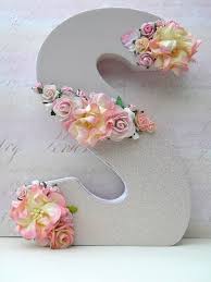 Home Decor The Letter S Flower Letters Lettering Crafts