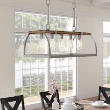 Gracie Oaks Milla 5 Light Rectangle Chandelier Reviews Wayfair