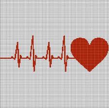 Heart Beat Crochet Afghan Pattern Graph In 2020 Afghan Crochet Patterns Cross Stitch Patterns Afghan Pattern