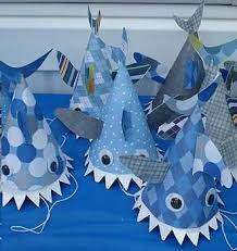 Pin By Linda Parlatore On Kids Shark Themed Birthday Party Sea Birthday Party Shark Party