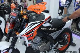 Inspirasi gambar modif motor via modifmotorvixion2017.blogspot.com. Modifikasi New Vixion Advance Street Tracker 12 Aripitstop