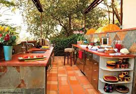 worldly outdoor kitchens that inspire