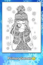 31 bikini clad ladies make you glad winter is over. Girl Drinking Hot Chocolate Coloring Page Free Printable Pdf From Primarygames