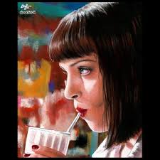 Mia Wallace Movie Art