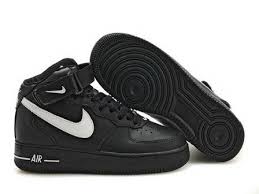 Nike Air Force 1 Mid Black White Sneakers Nike Shoes Air Force Nike Air Nike Shoes Cheap