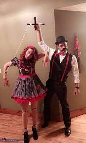 Puppet Master And His Puppet Halloween Costume Contest At Costume Works Com Scary Couples Halloween Costumes Doll Halloween Costume Halloween Outfits