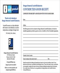 Goodwill Donation Receipt 13 Examples In Word Pdf